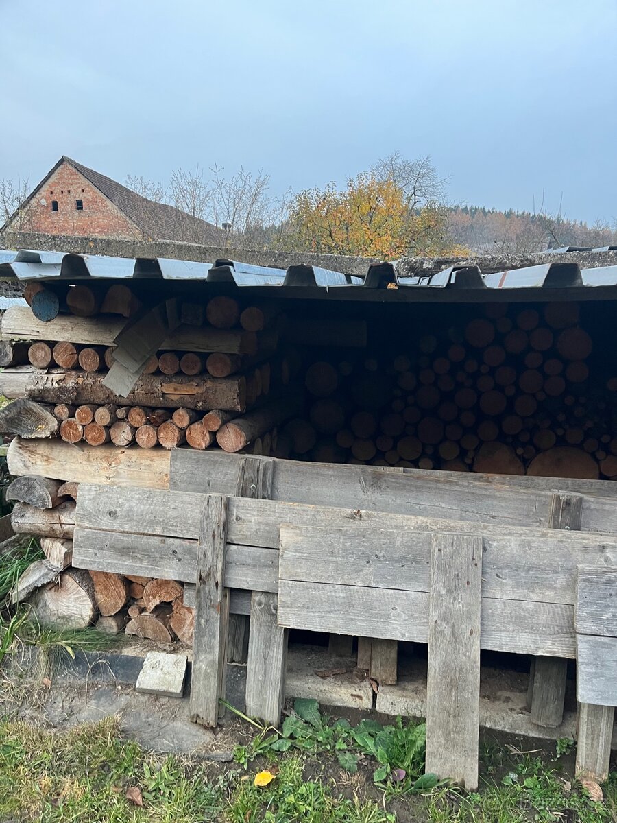 Prodám štípané, suché, smrkové palivové dřevo - 2