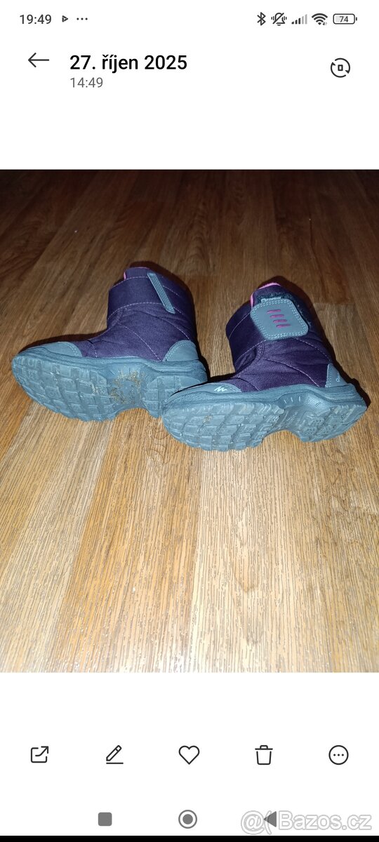 Zimní dívčí boty 28 - 2