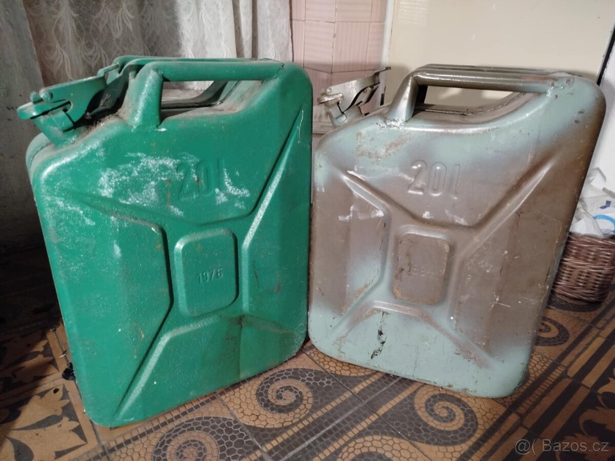 Kovové kanystry 20 l - 2