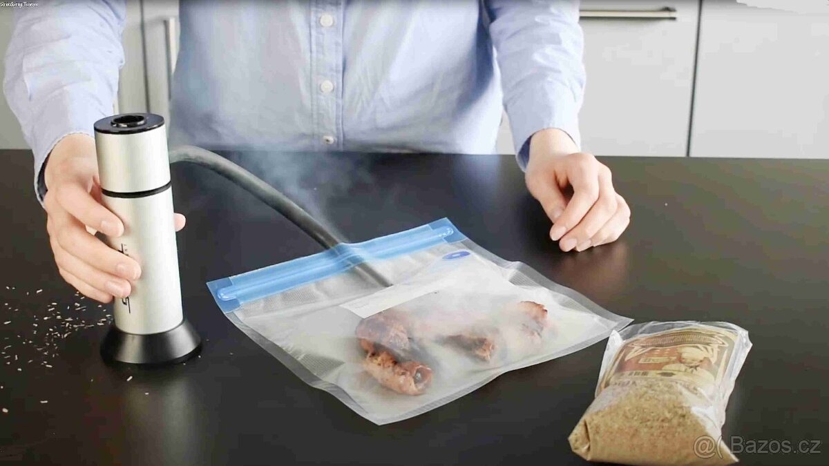 Nové i jako DÁREK: Provonění masa,šunky,sýra,chipsů kouřem - 2