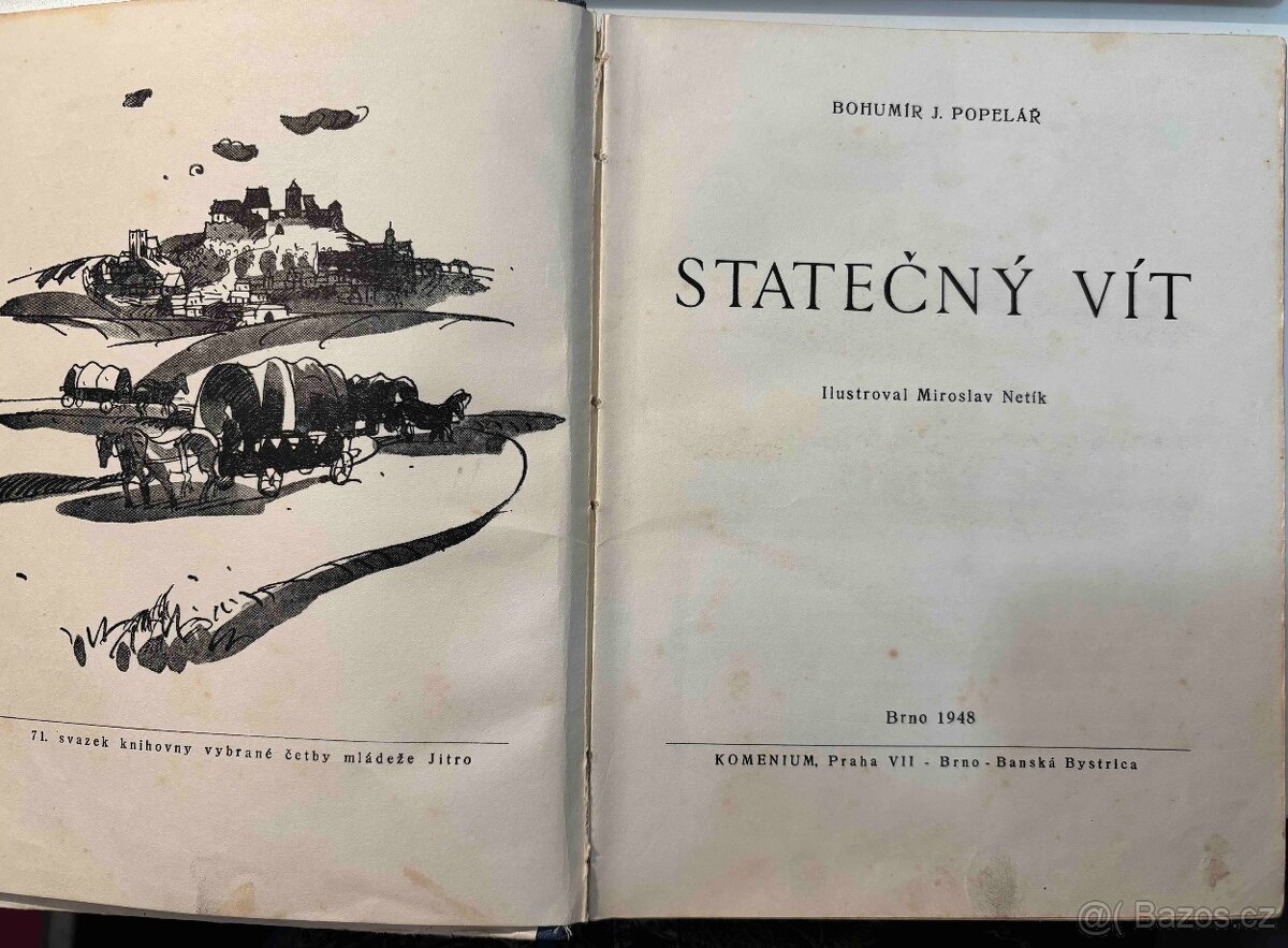 Historická kniha Statečný Vít - 2