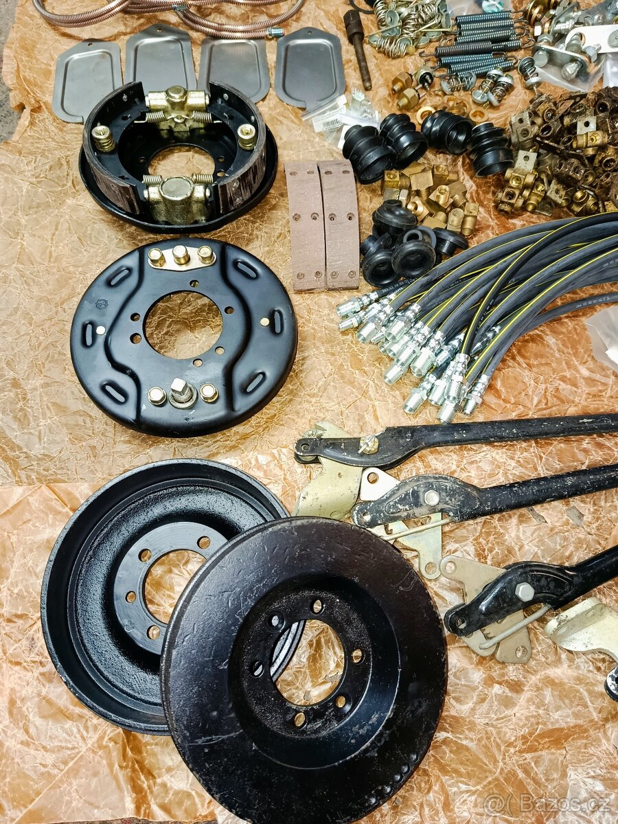 Gaz 69, Uaz, ARO M461 - brzdový systém - 2