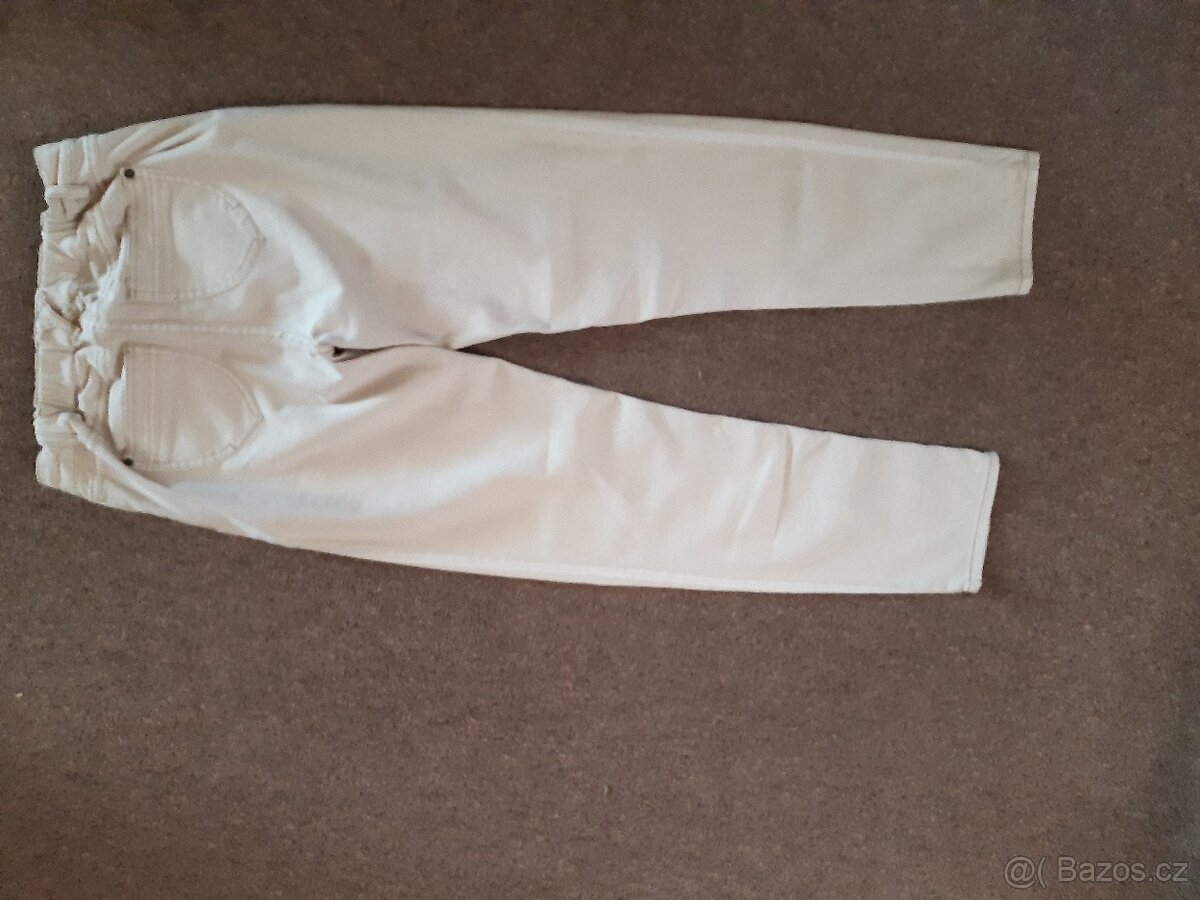 béžové kalhoty rifle - 2