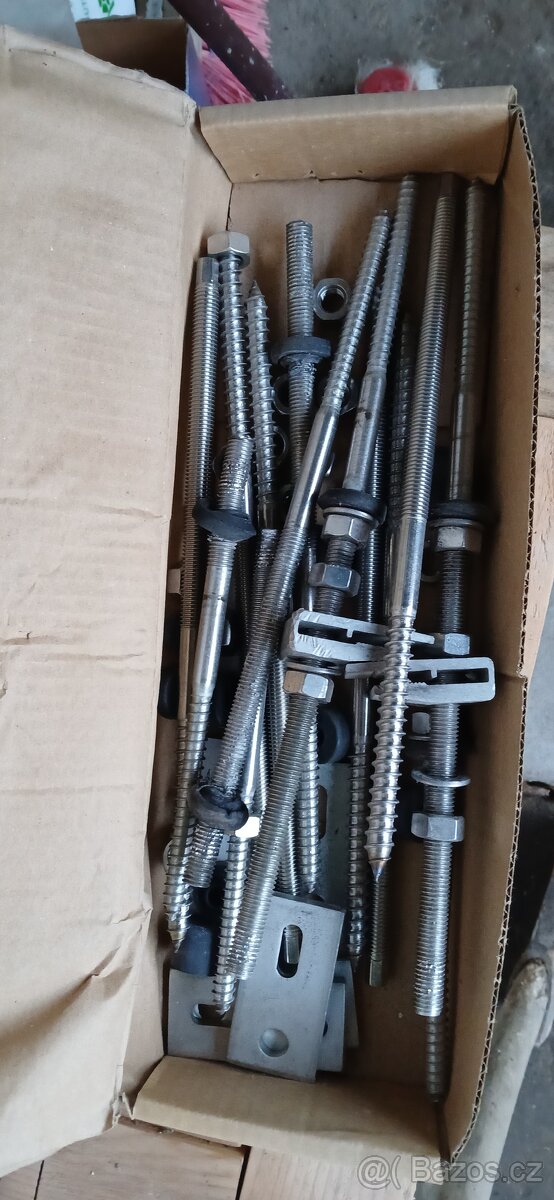 Solární kolektory 2ks + konstrukce - 2