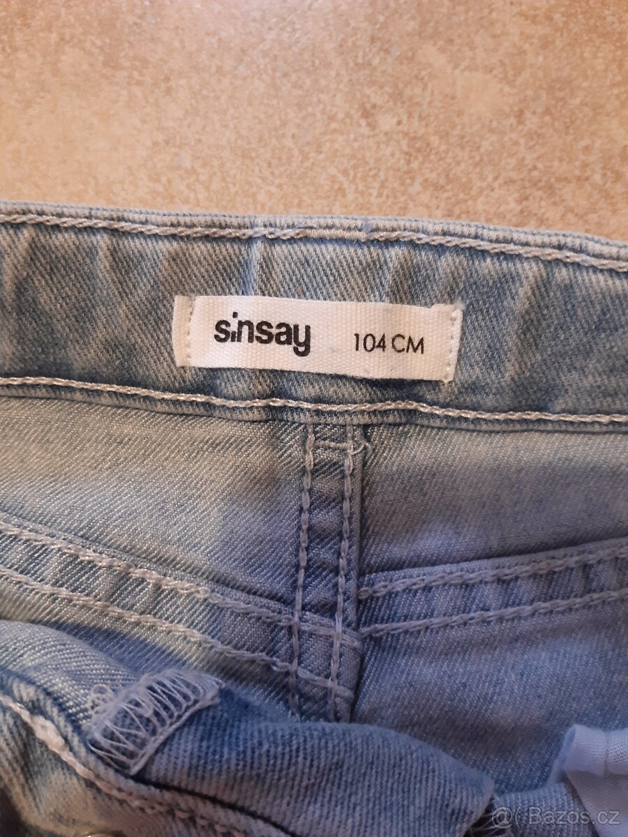 džíny Sinsay vel 104 - 2