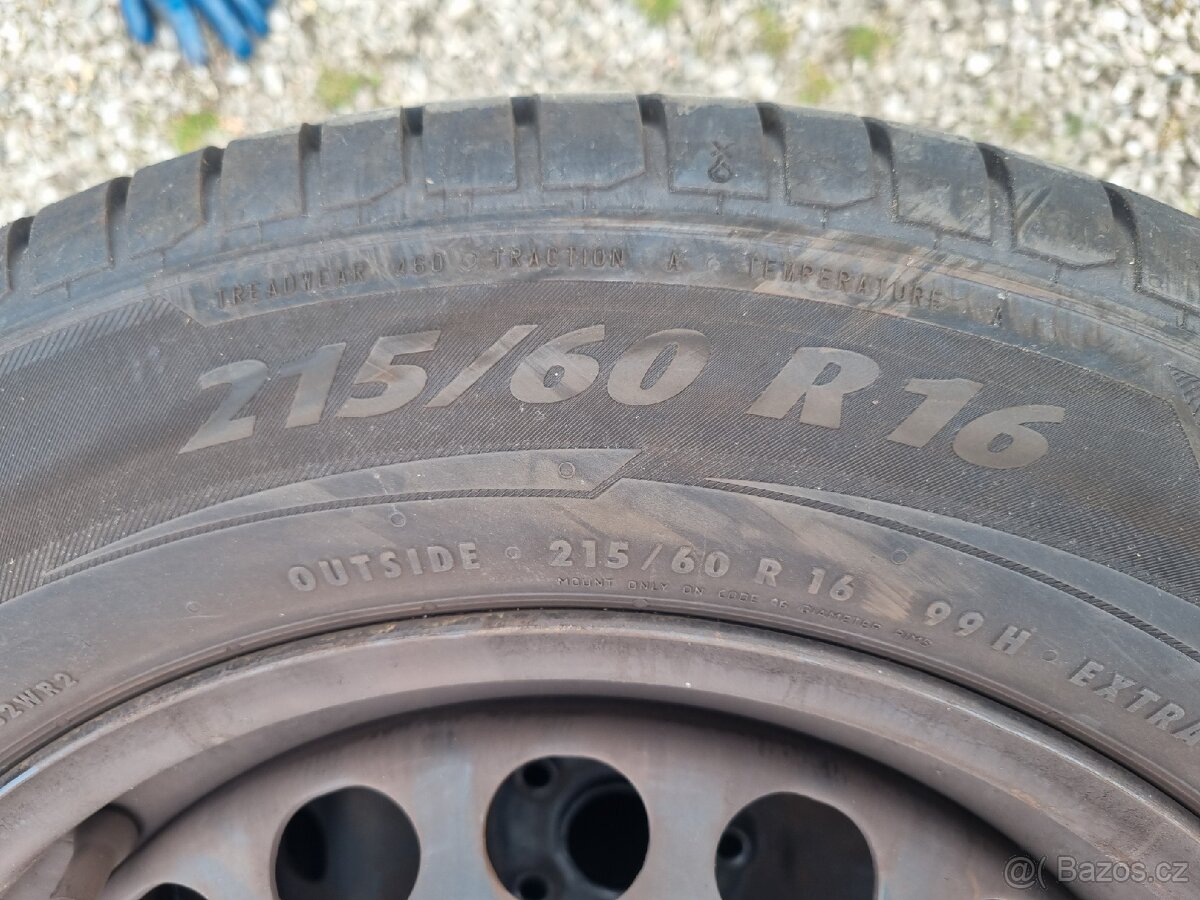 Letni kola +pneu Škoda Yeti - 2