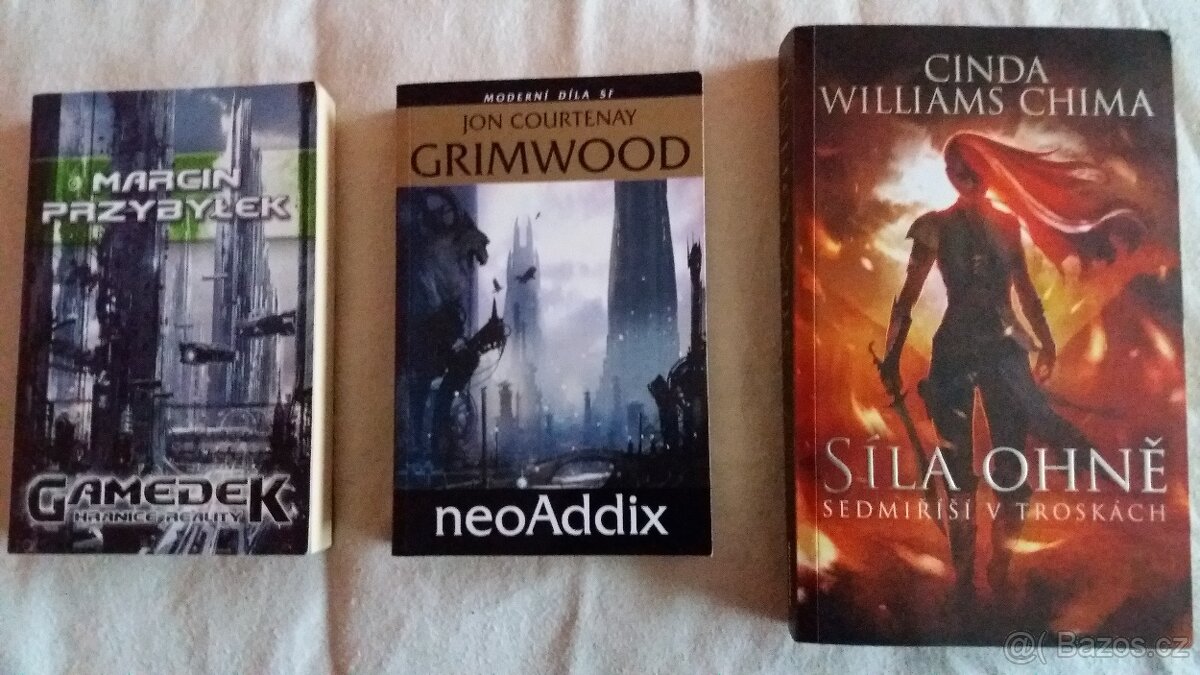 Mix sci-fi knih- H. Harrison, J. C. Grimwood, C. W. China - 2