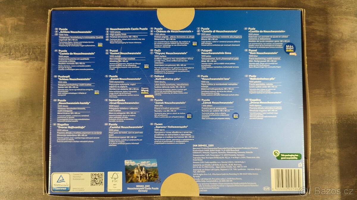 Puzzle 1000dílků (nerozbalené) - 2