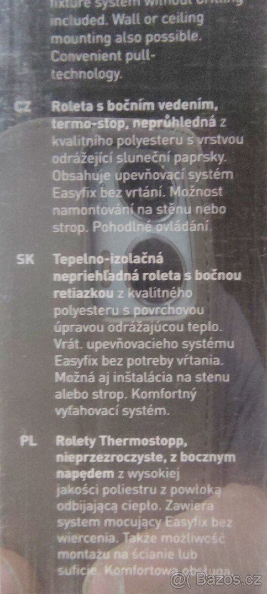 Roleta na okno, nová nerozbalená - 2