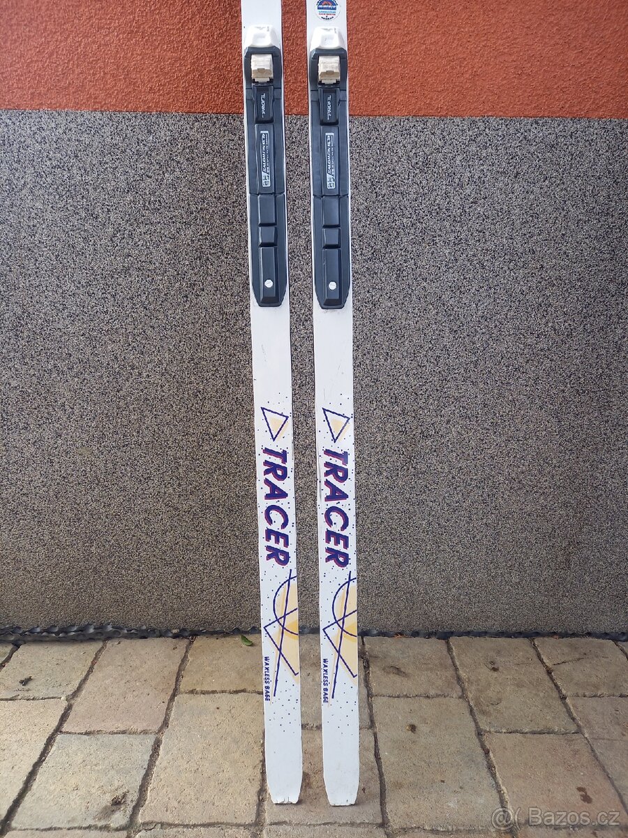 Běžky 190 cm s vázáním - 2