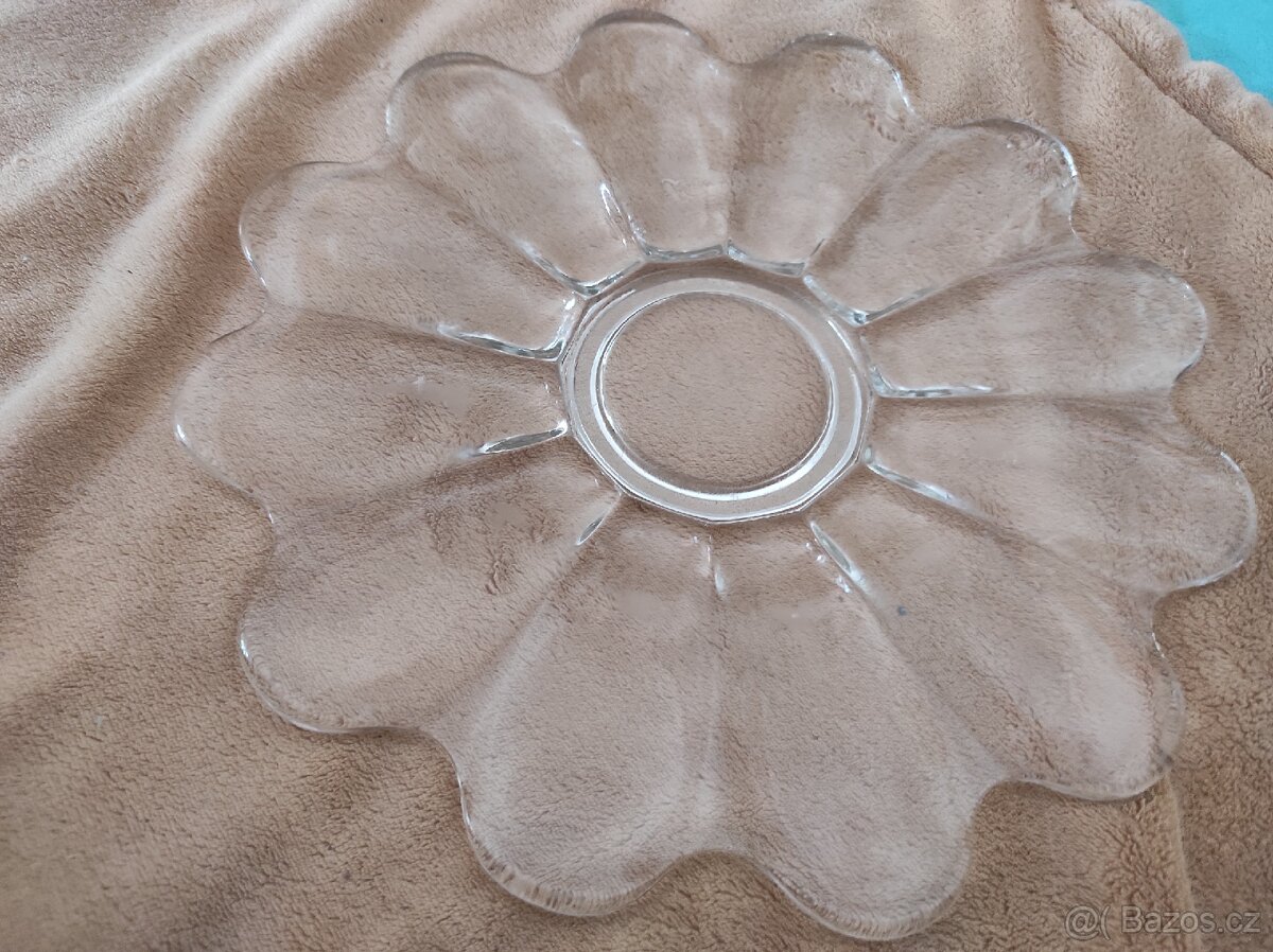 Skleněný servírovací talíř - 2