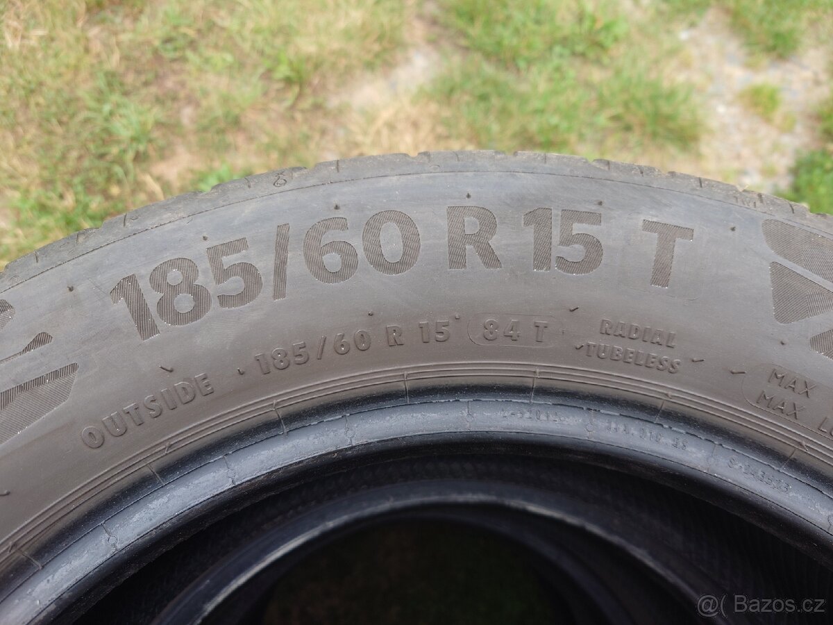 Prodám letní pneumatiky Continental 185/60 R15 - 2