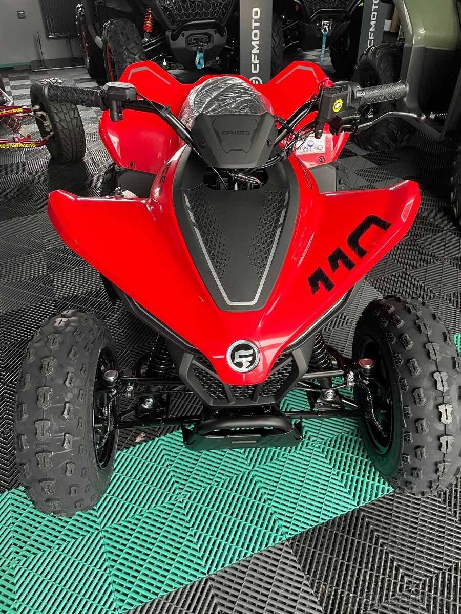 Dětská čtyřkolka CFMOTO X110 LE - červená - NOVÁ - 2