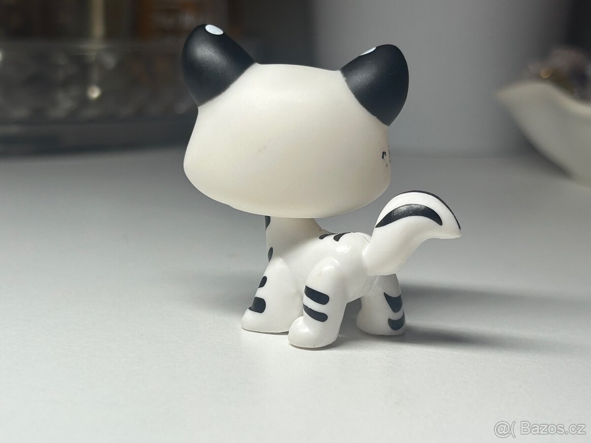 LPS černobílá littlest pet shop destiny cat kočka - 2