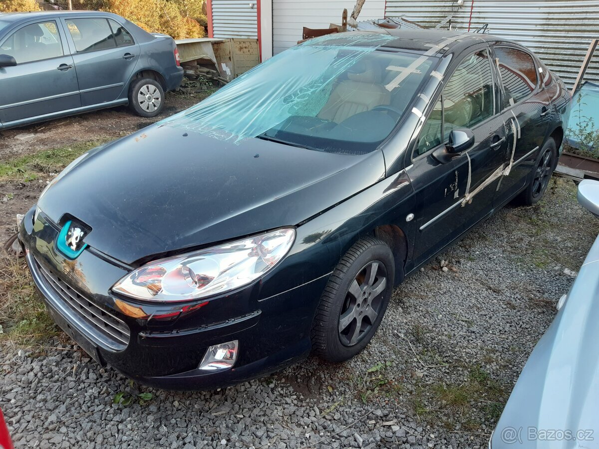 Peugeot 407 2007 AUTOMAT 2,0HDI - krasny, KUZE - DILY - 2