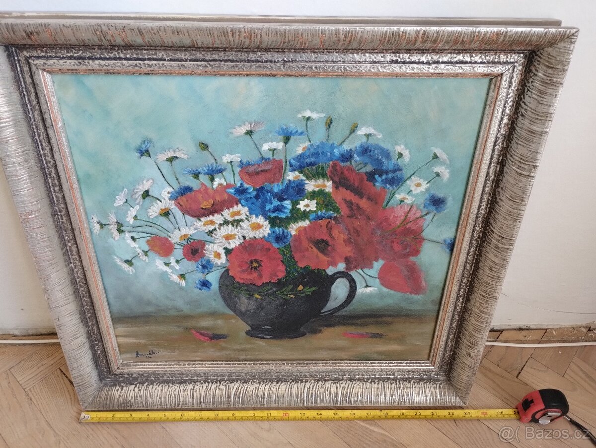 Obraz váza s květinami - 2