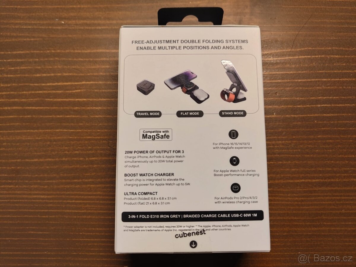 bezdrátová nabíječka CubeNest E310 - 2