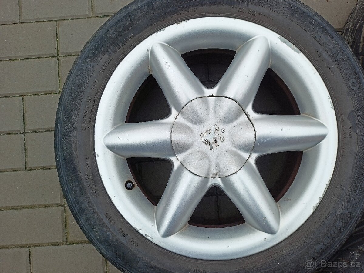 Prodám originální alu bbs ze 406 coupe - 2