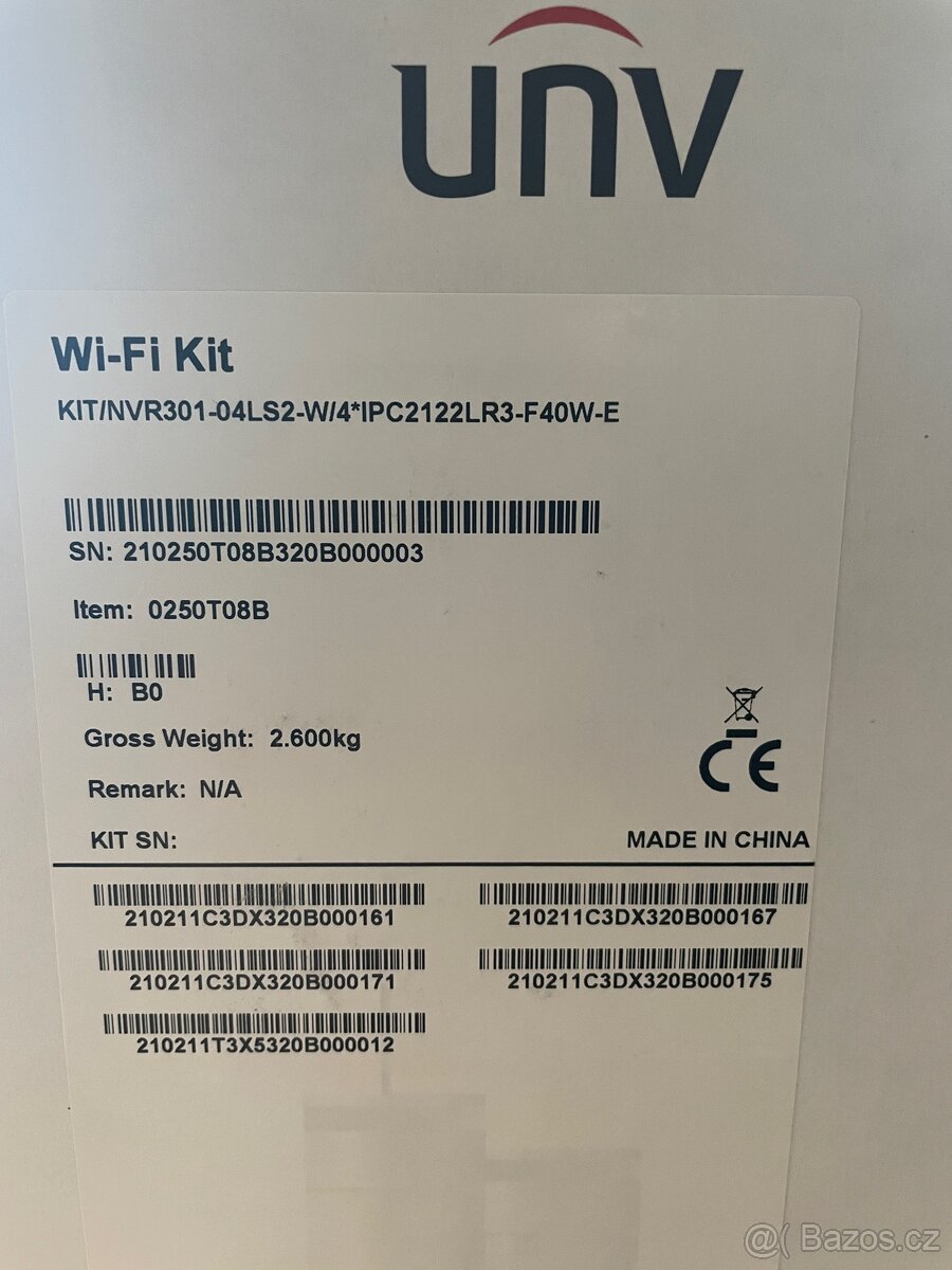 WiFi kamerový set UNV Uniview - 2