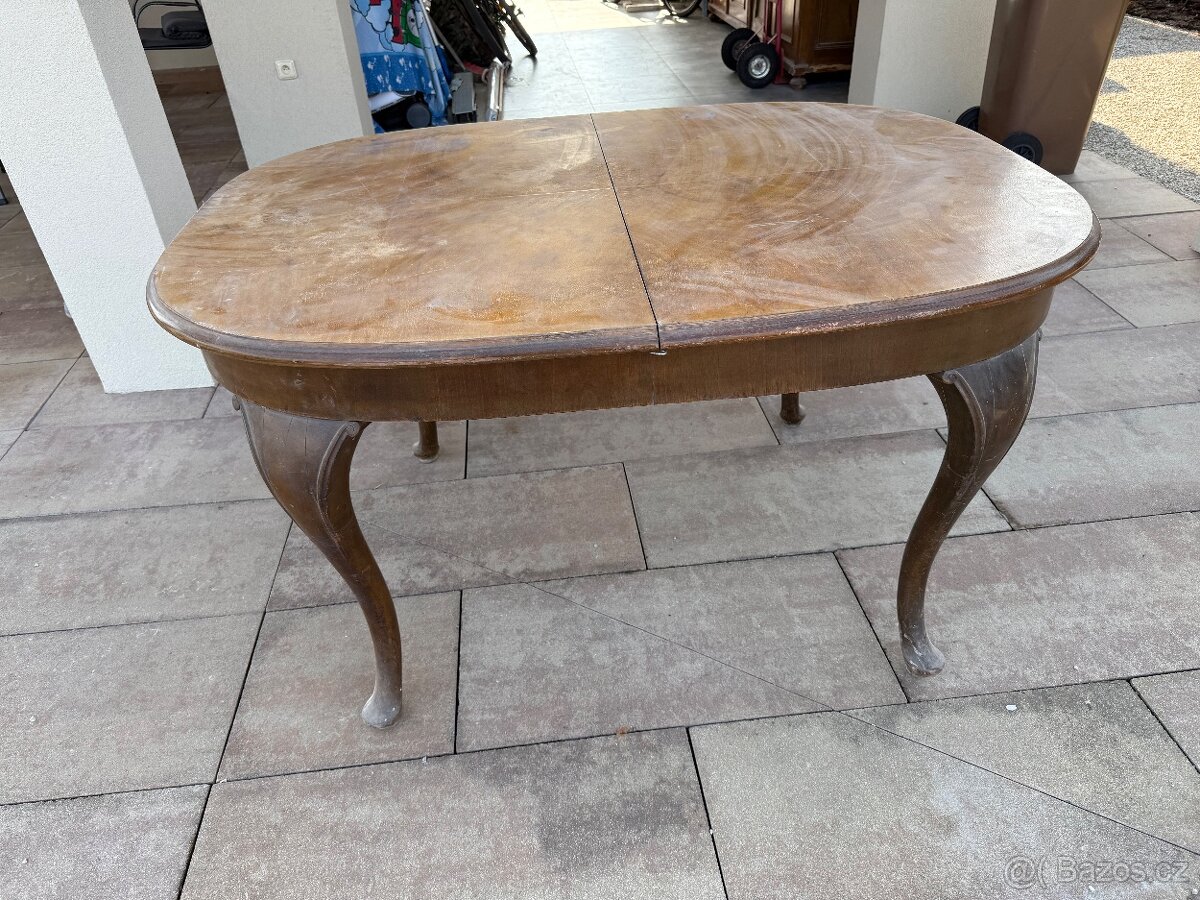 starozitny rozkladaci stul - 2