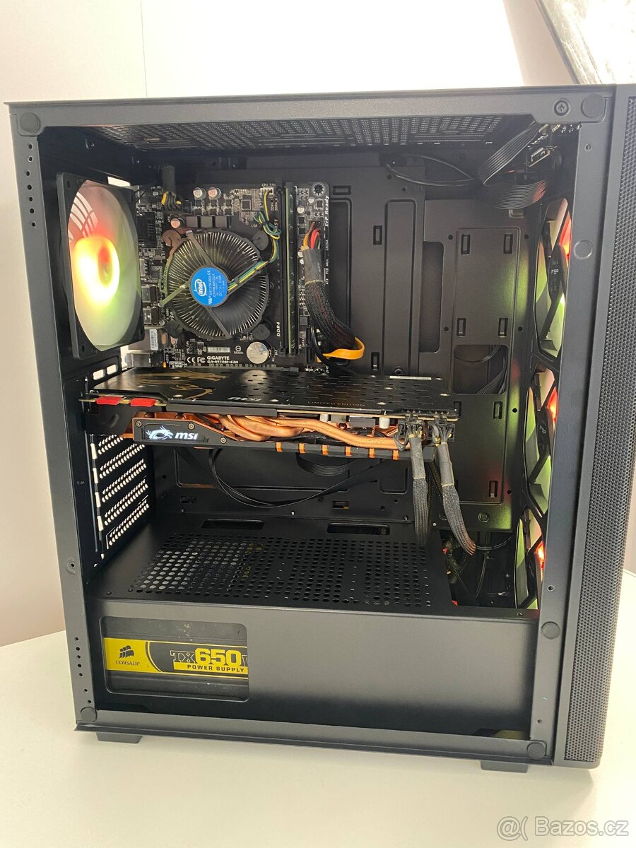 Herní stolní PC/Intel Core i5-7.gen/SSD 240GB/HDD 1000GB/RAM - 2