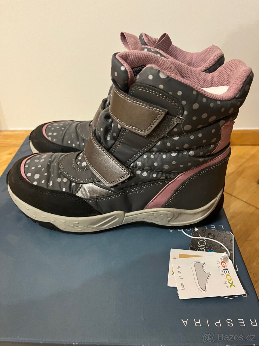 dívčí zimní boty GEOX - 2