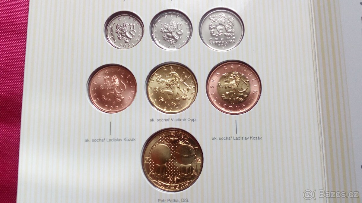 Sada mincí 2021 / 1 000,- Kč s přítiskem - 2