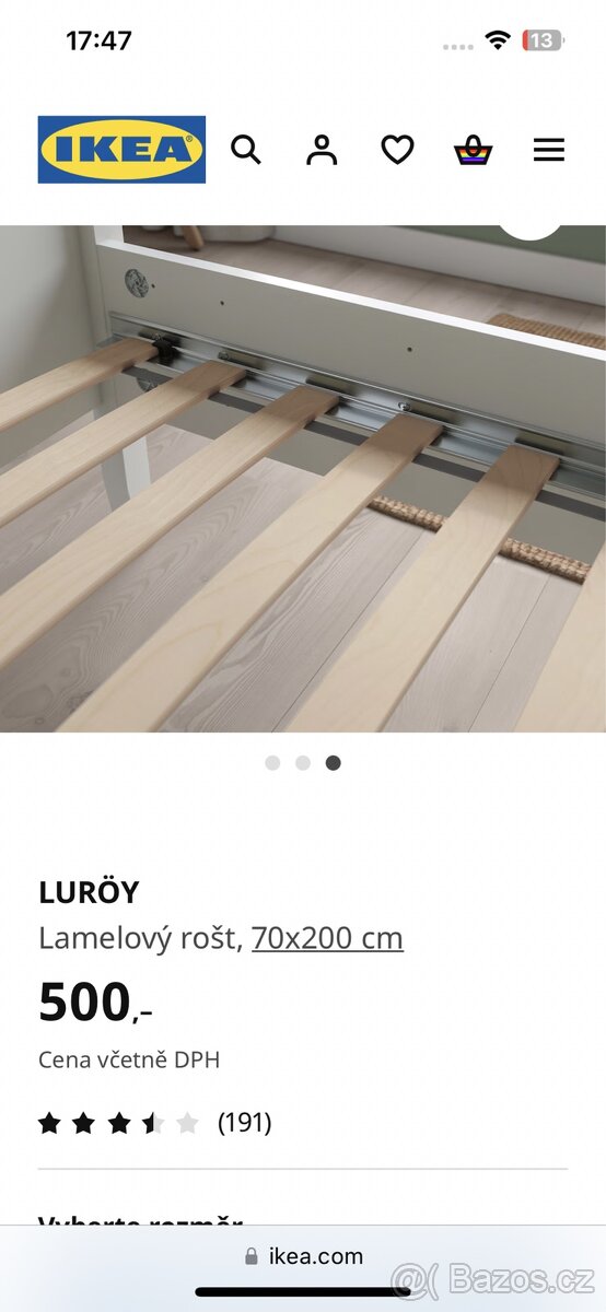 Rošt 70x200 NOVÝ - 2