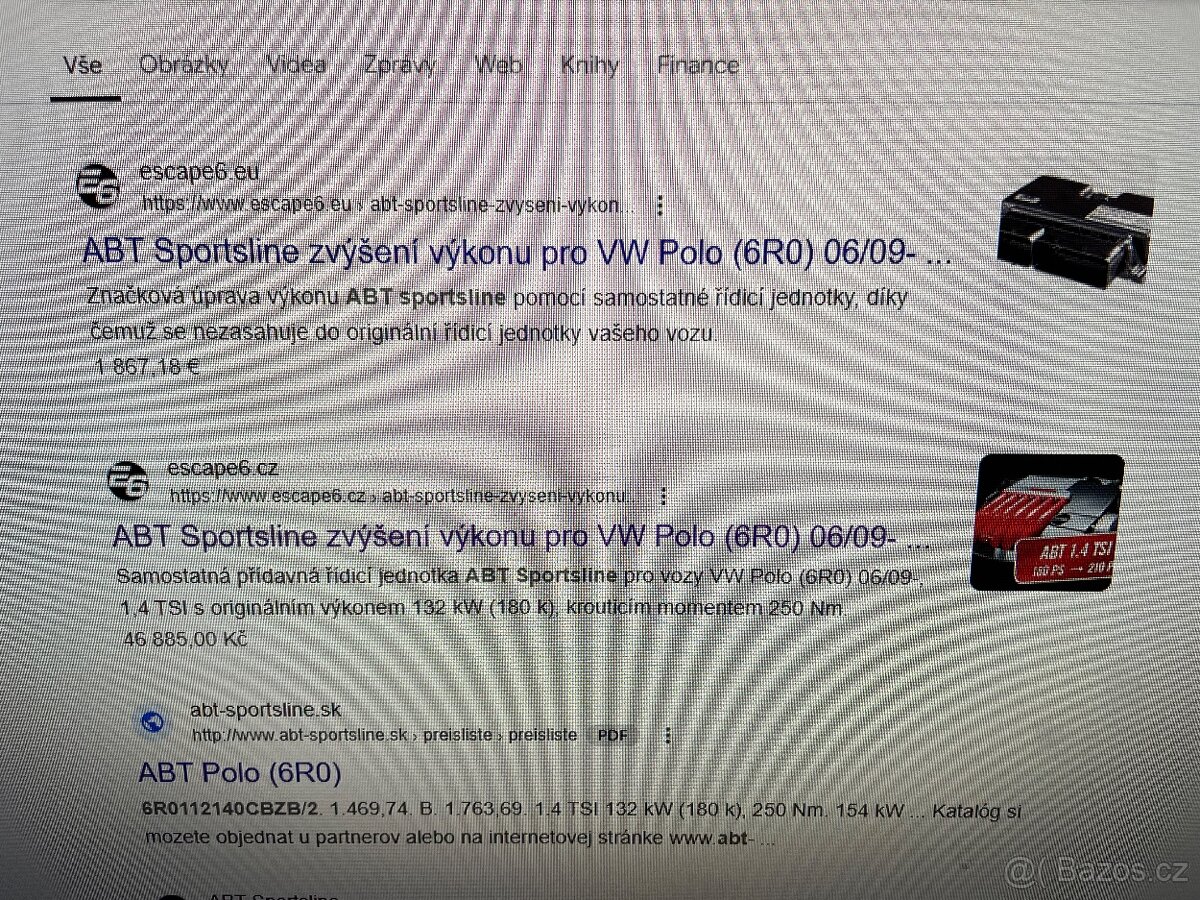 Řídící jednotka - Chip ABT 1.4 GTi RS Cupra - 2