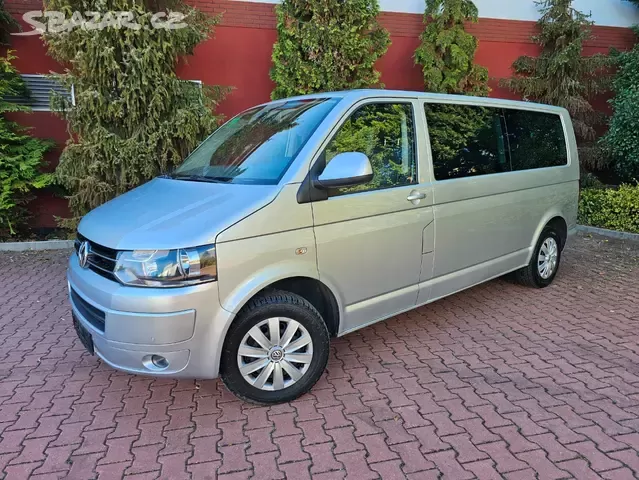 VW T5 Caravelle 2.0TDI 103kW,4x4,Long,Tažné,Webast,7.Sedadel - 2
