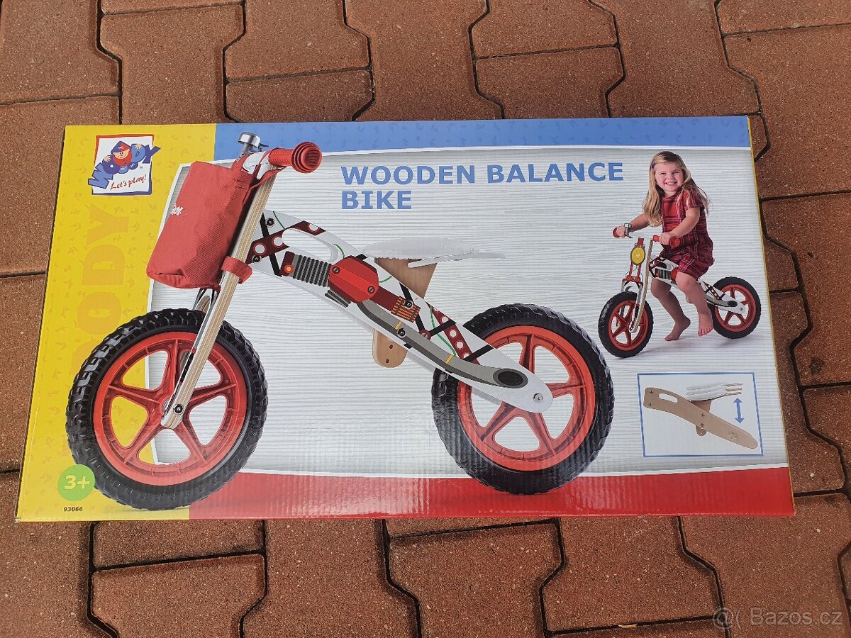 Odrážedlo pro děti - Wooden balance bike - 2