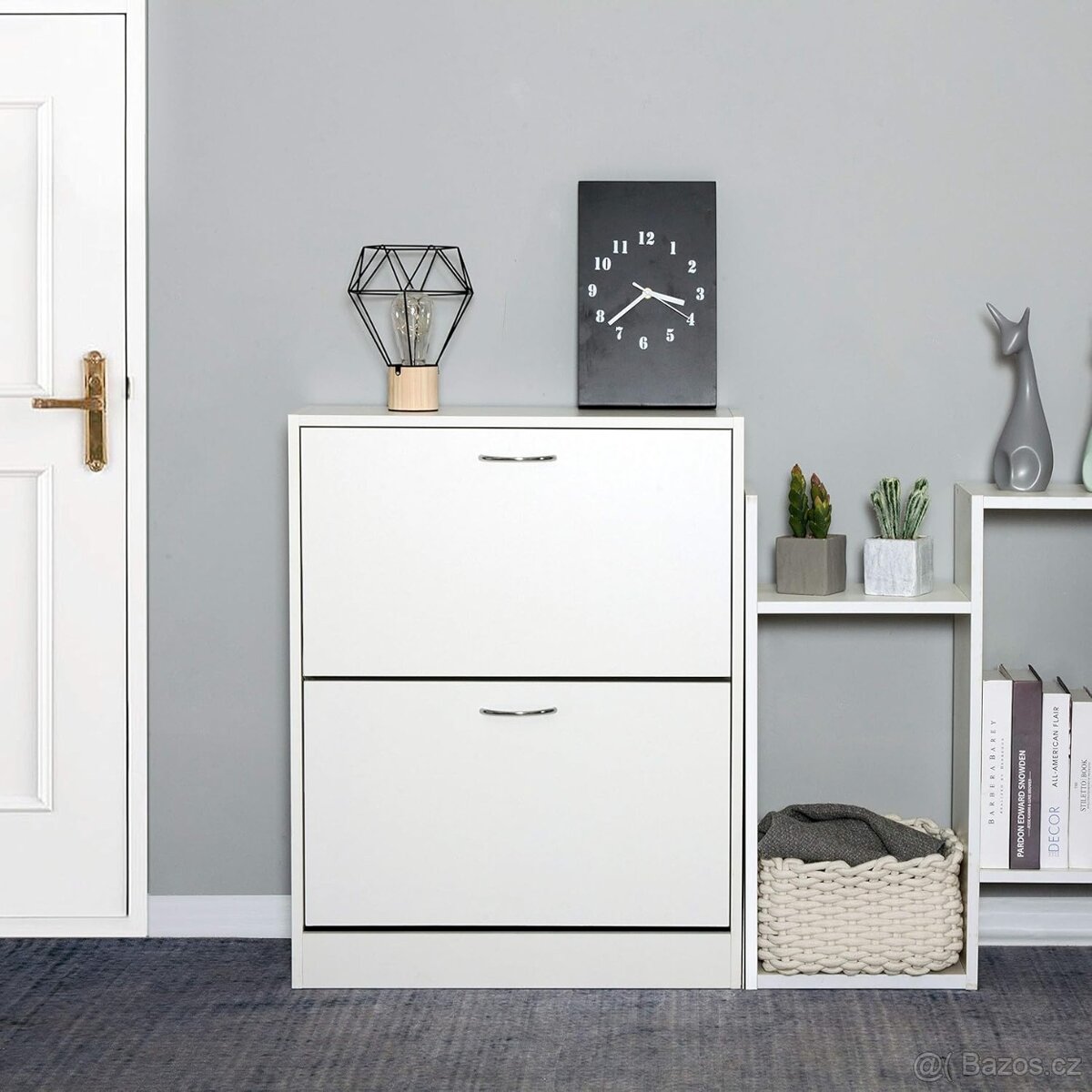 Nový skříňový výklopný botník - 2