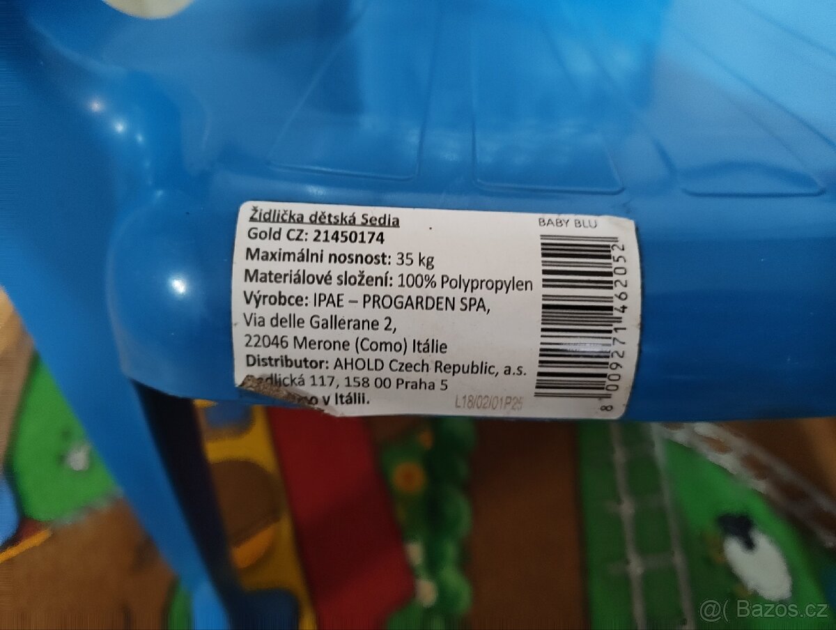 2x židle dětská plastová - 2