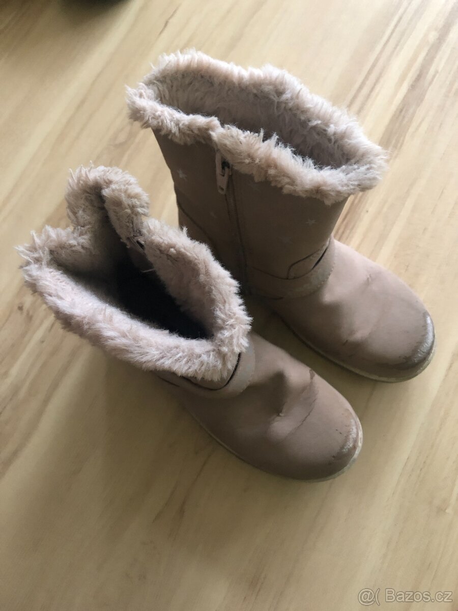 Kozačky, zimní boty vel. 30 - 2