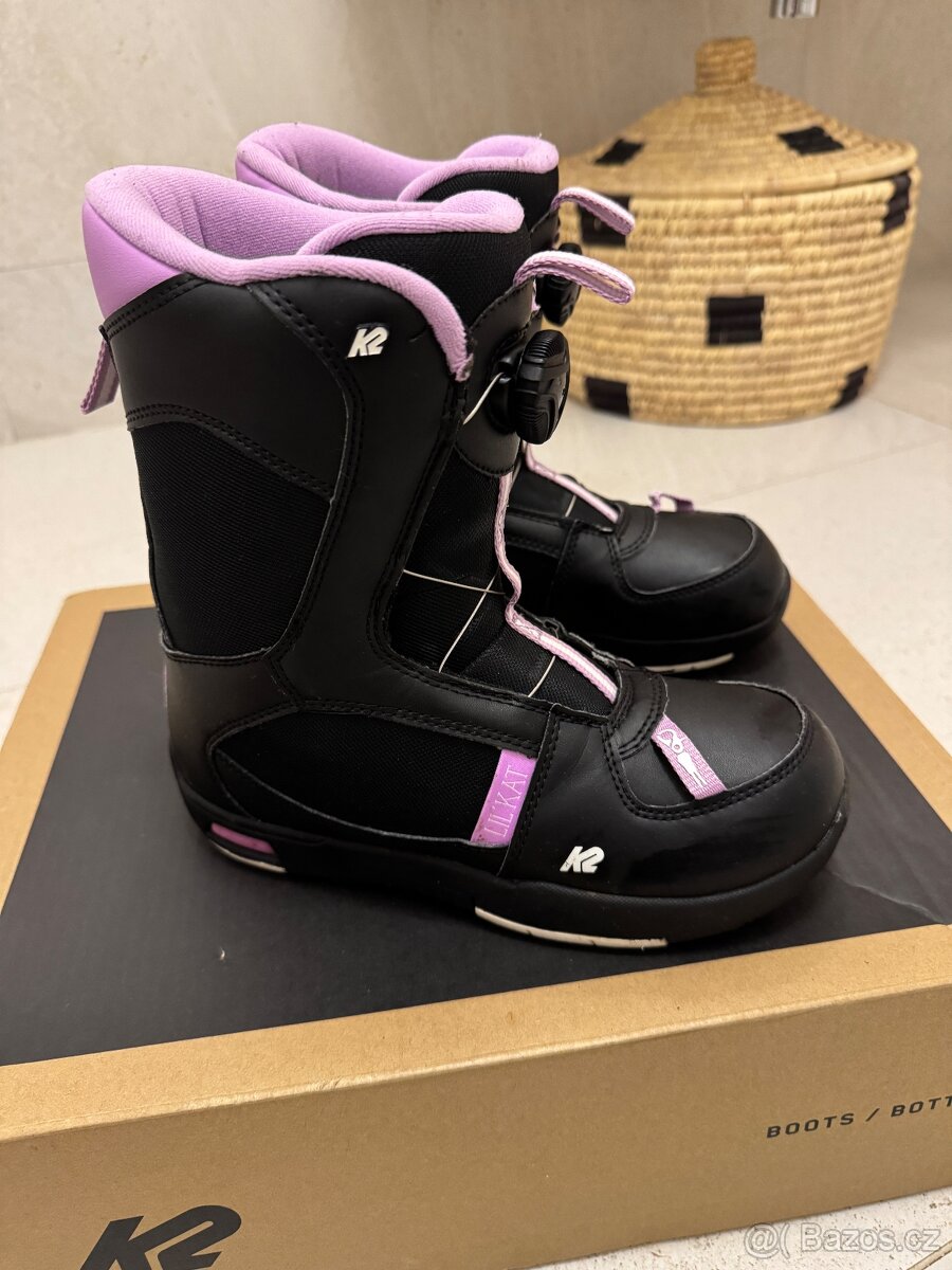 Dětské boty na snowboard K2 Lilkat 36,5 - 2