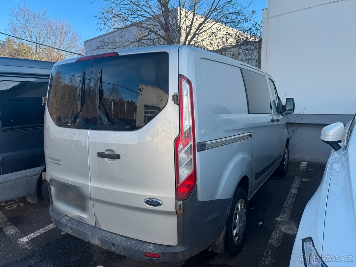 Ford Transit Custom 2.0Tdci 96kw, 3 místa, 2017 - 2