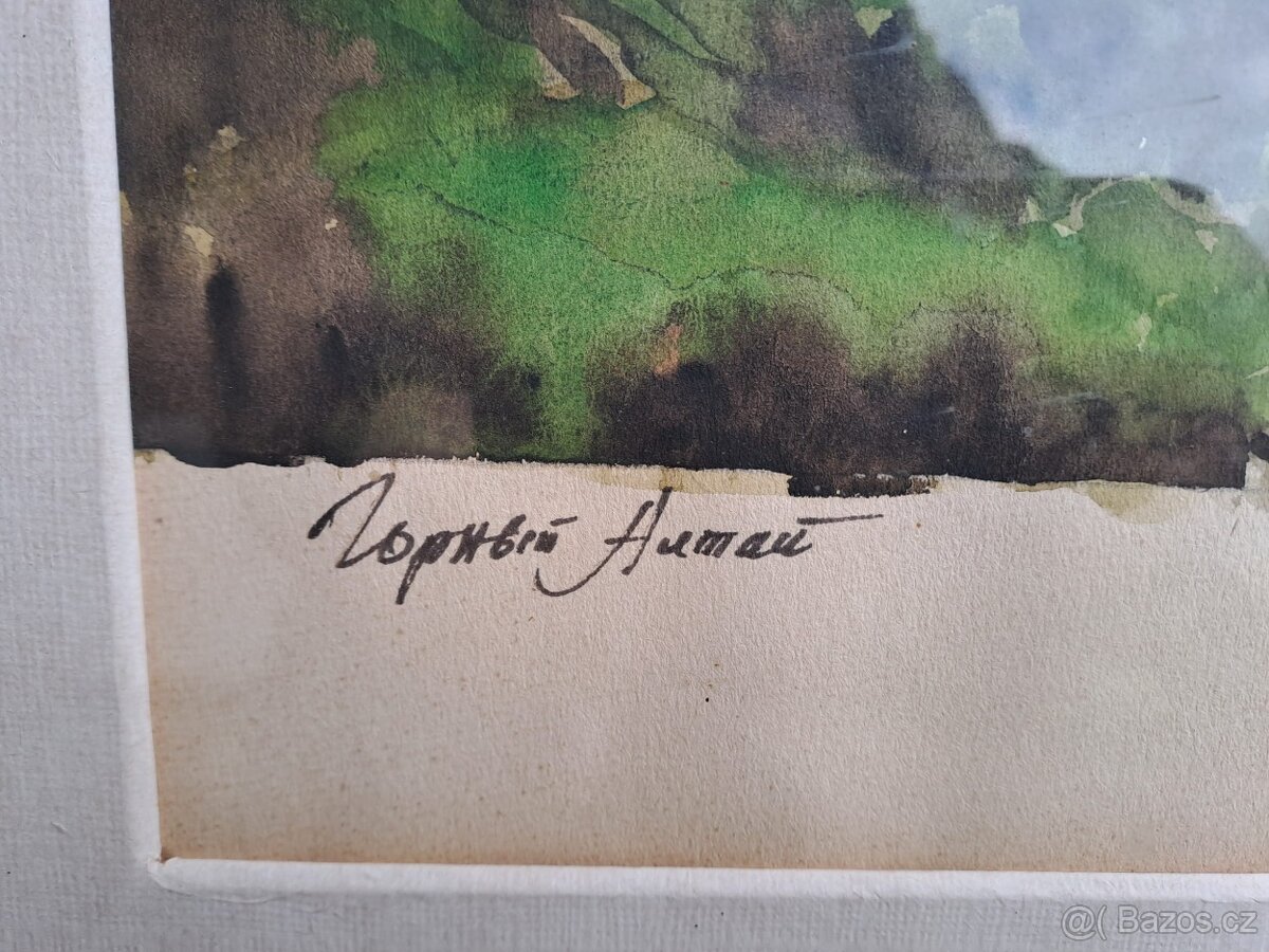 Prodám obraz od ruského nár. umělce Titkova, viz foto - 2