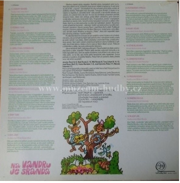 Štěchovický Trampgrass – Na vandru je sranda (LP) - 2