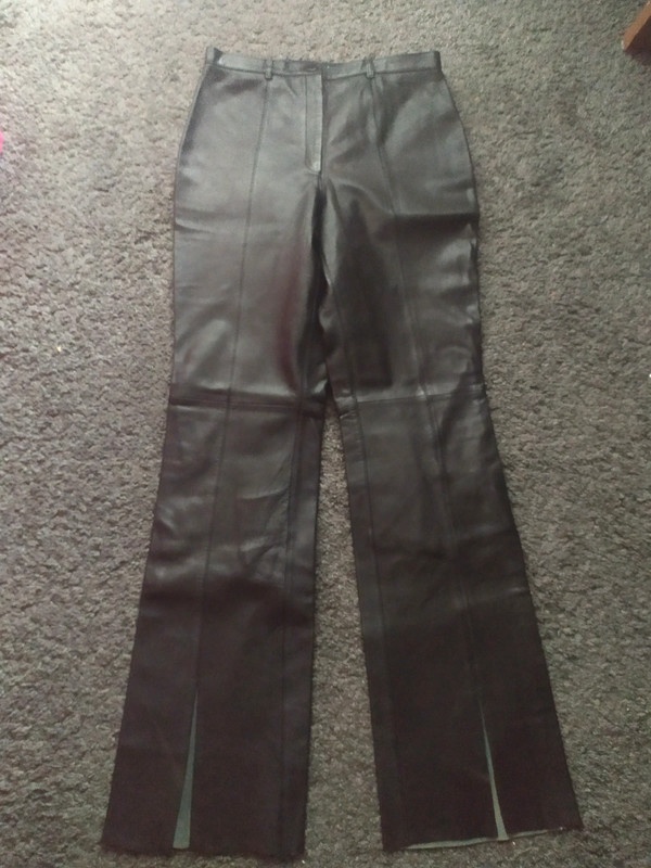 dámské kožené kalhoty vel.38 - 2