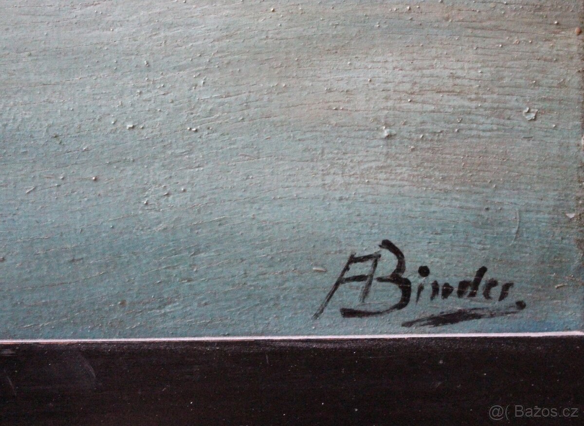 Obraz olej Zámek na jezeře - 2