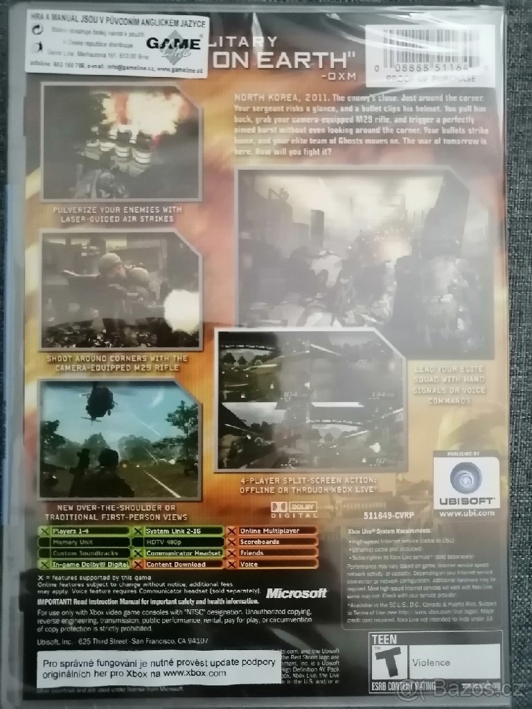 XBOX - GHOST RECON 2 - NOVÉ - 2