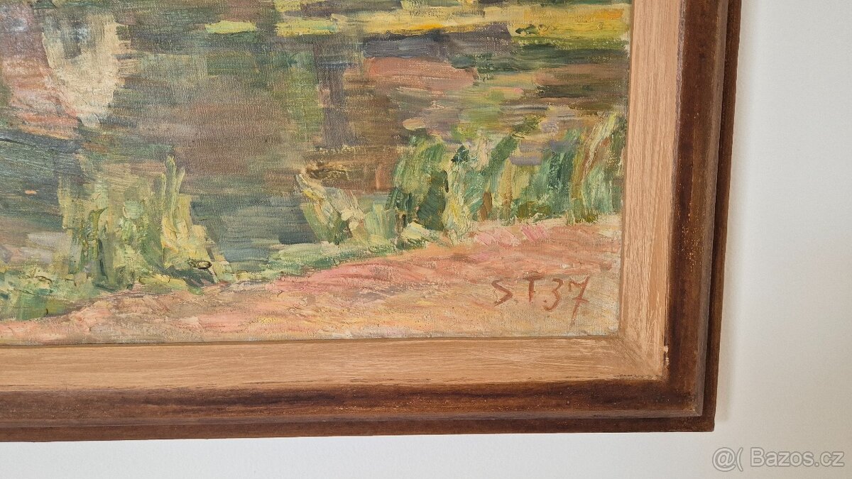 Sláva Tonderová Zátková - Motiv z Rožínky (1937) - 2