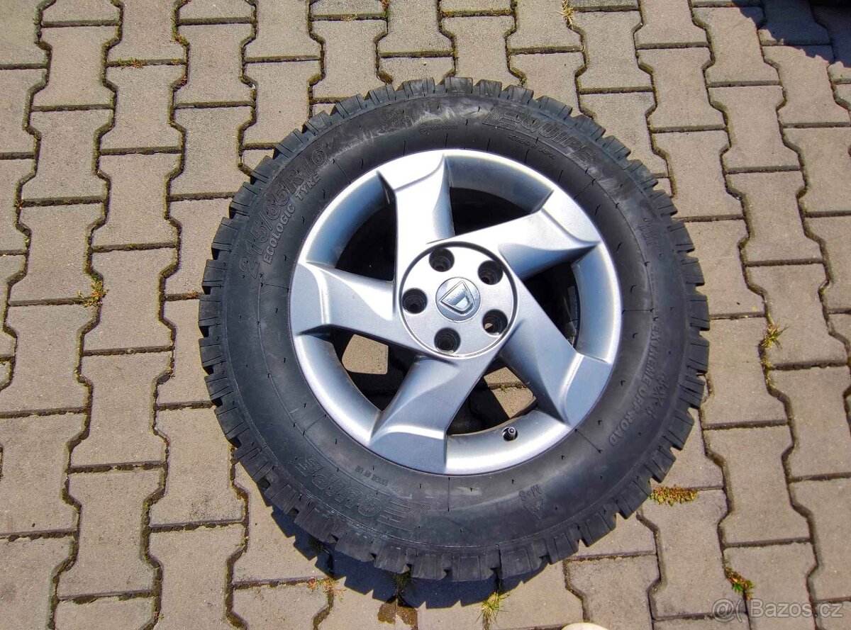 Alu kola DACIA DUSTER + offroad pneu 215/65/15