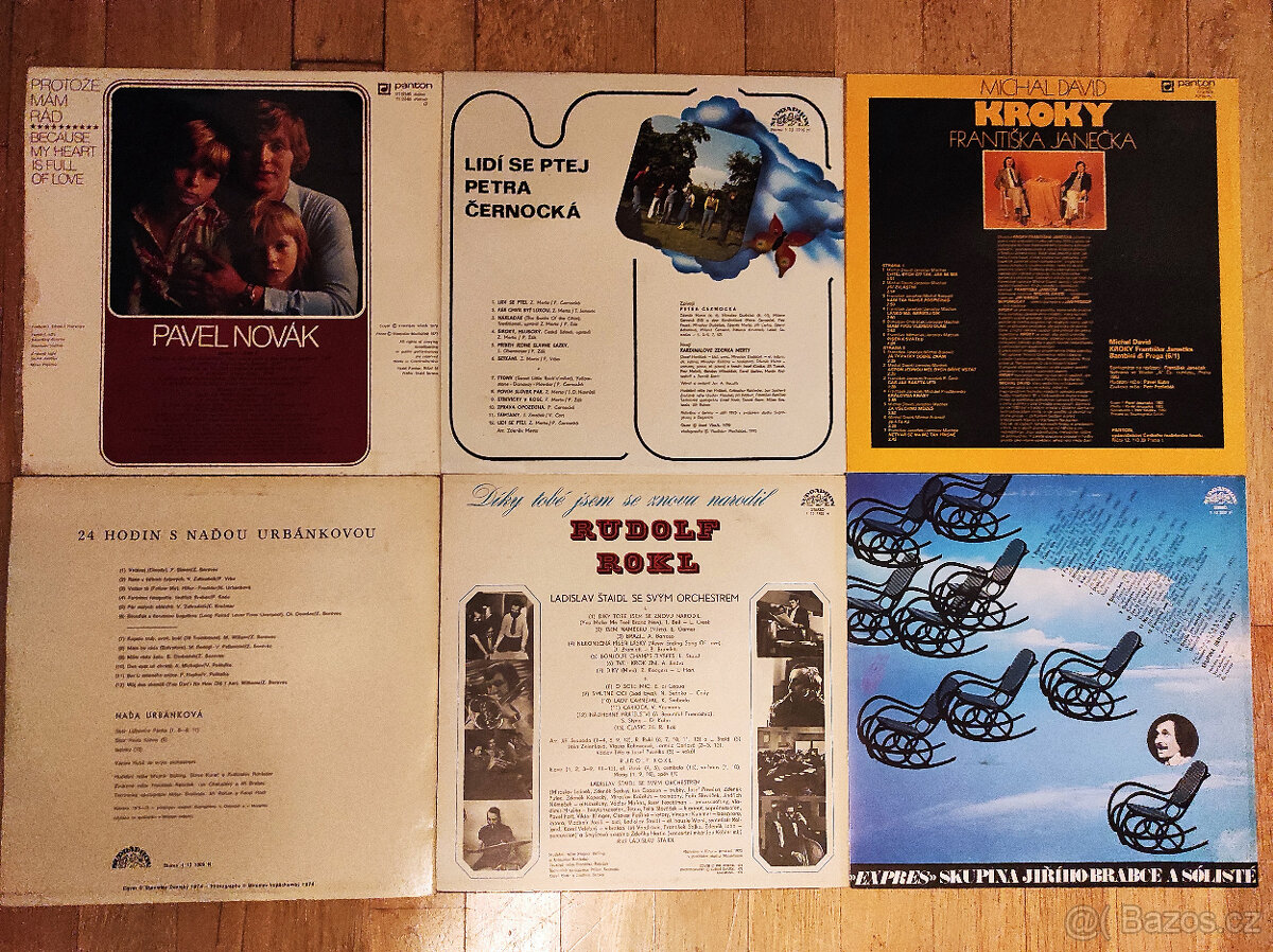 LP desky 80 leta Kroky David Urbánková Brabec - 2