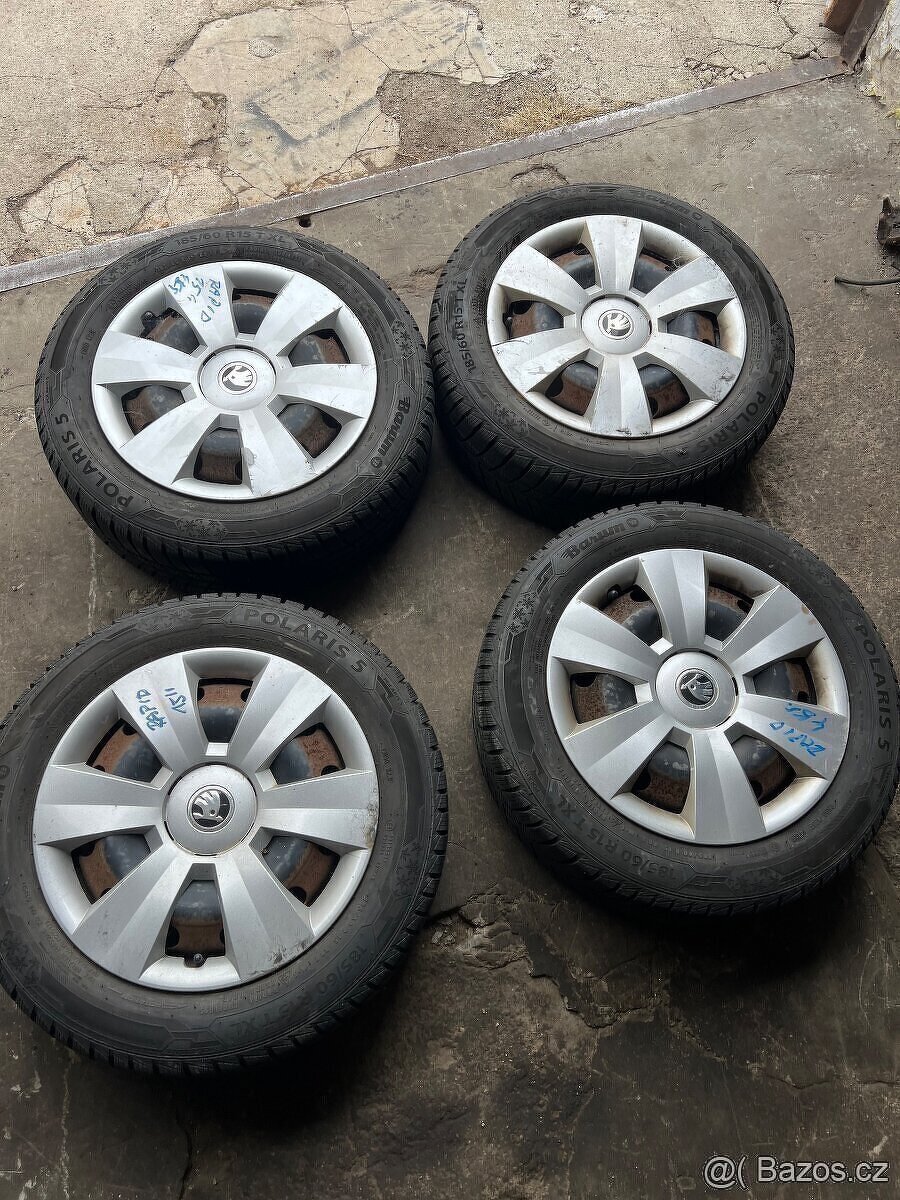 Zimní sada Škoda Rapid,Fabia 3 185/60/15 - 2