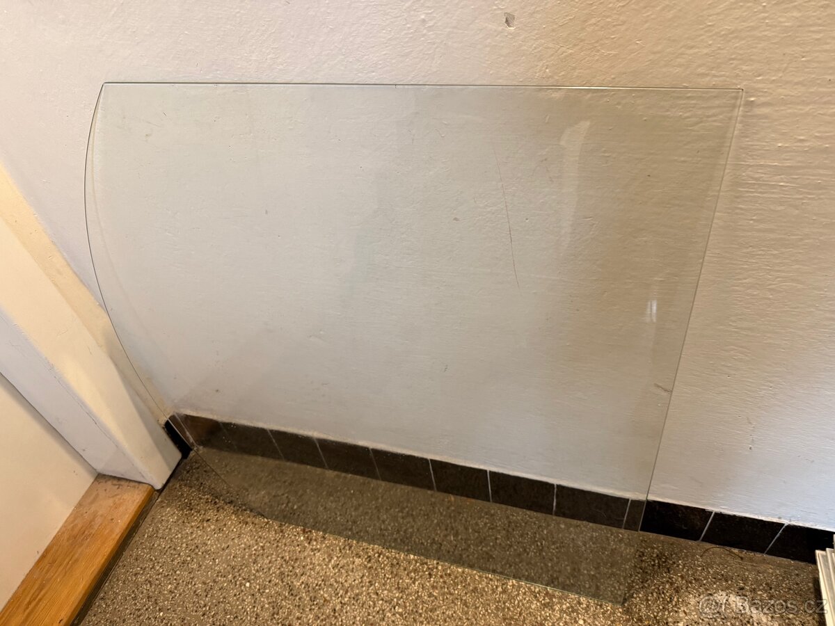 Sklo pod krbová kamna oblouk - 2