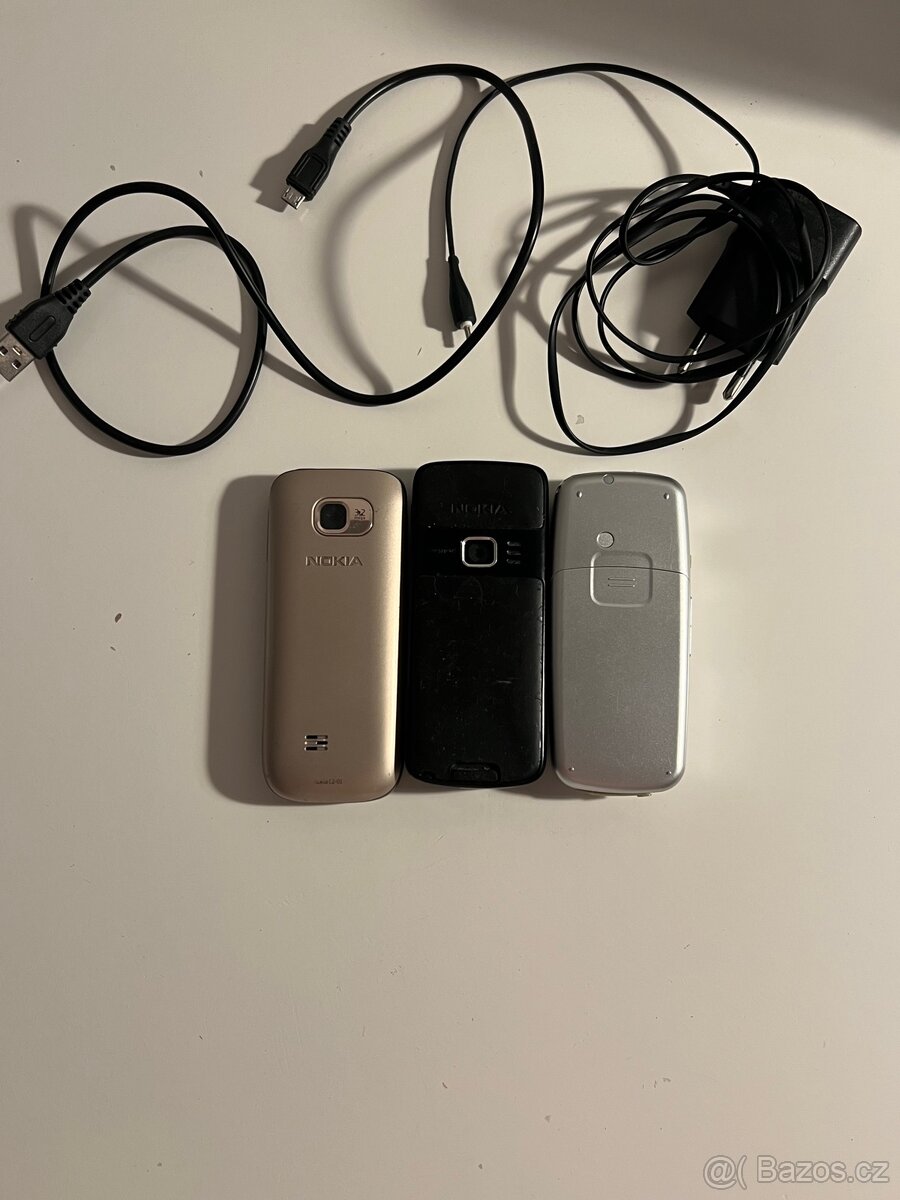 3x Mobily Telefony, pro sbiratele, Nokia, U:fon - 2