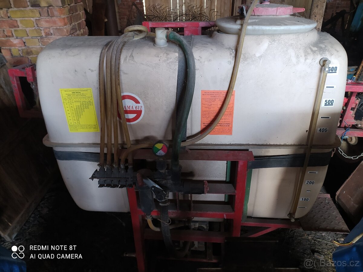 Postřikovač za traktor 12m - 2