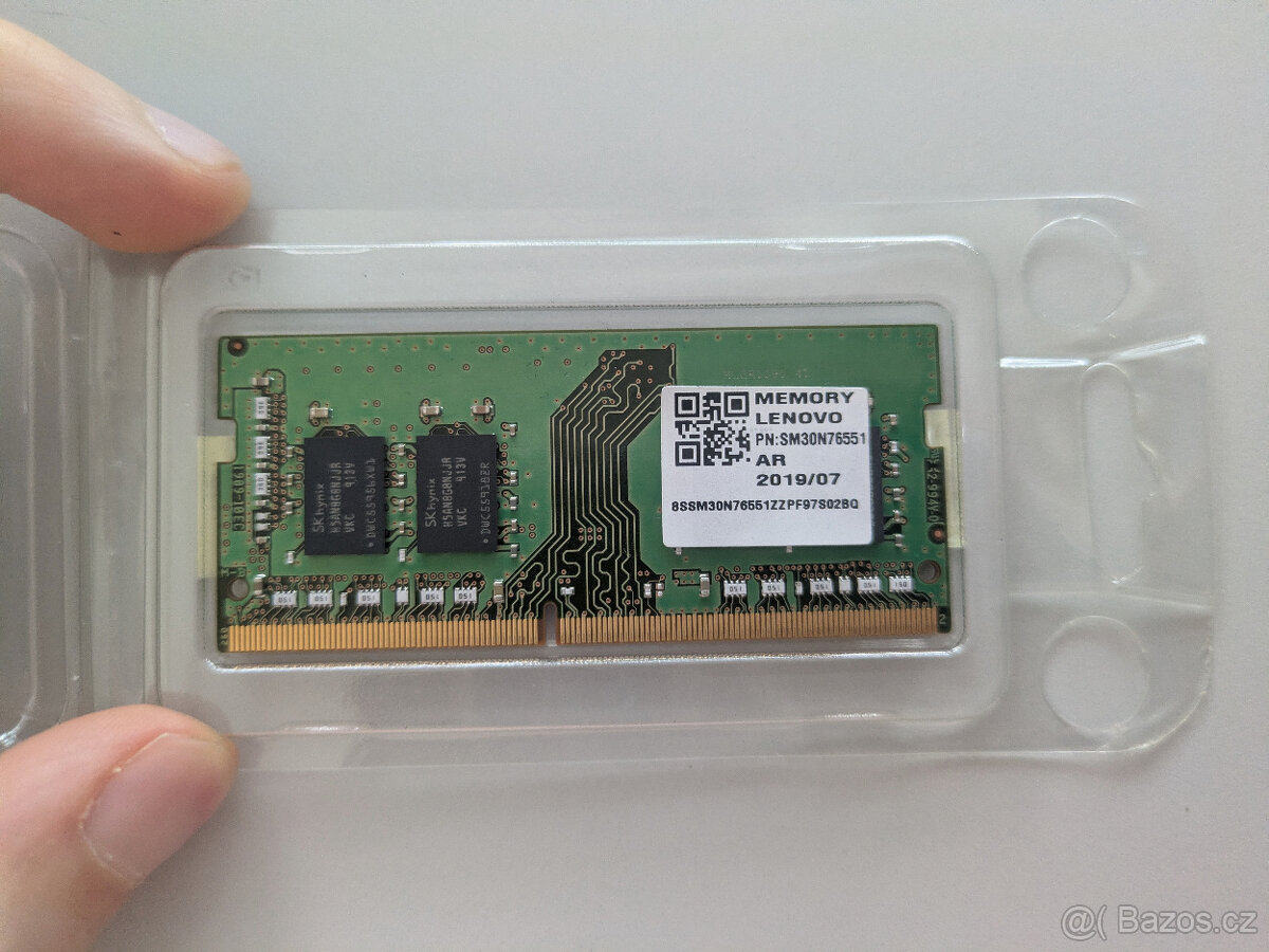 Notebooková paměť RAM 8GB - SODIMM DDR4 - 2