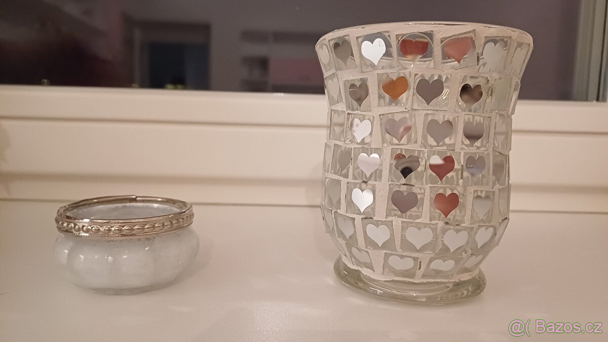 Ozdobné nádobky na svíčky / dekorace - 2